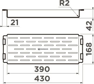 Коландер Omoikiri СО-06-LG светлое золото
